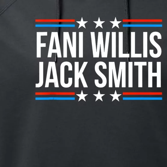 Fani Willis Jack Smith For Presiden Retro American Political Performance Fleece Hoodie