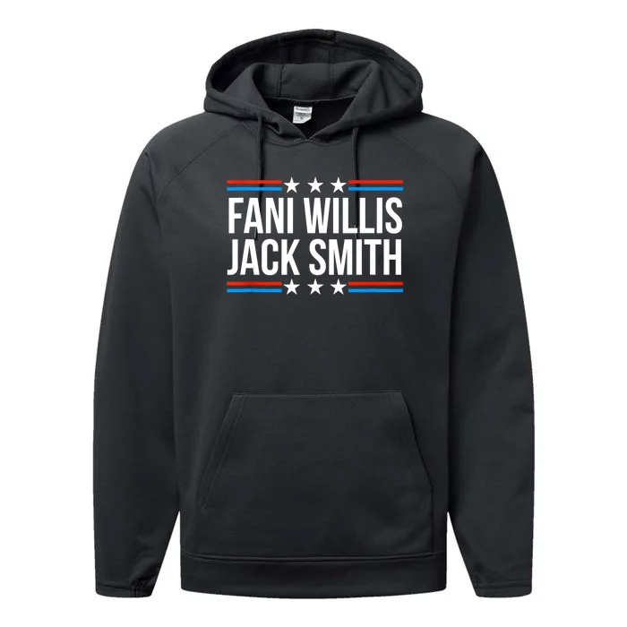 Fani Willis Jack Smith For Presiden Retro American Political Performance Fleece Hoodie