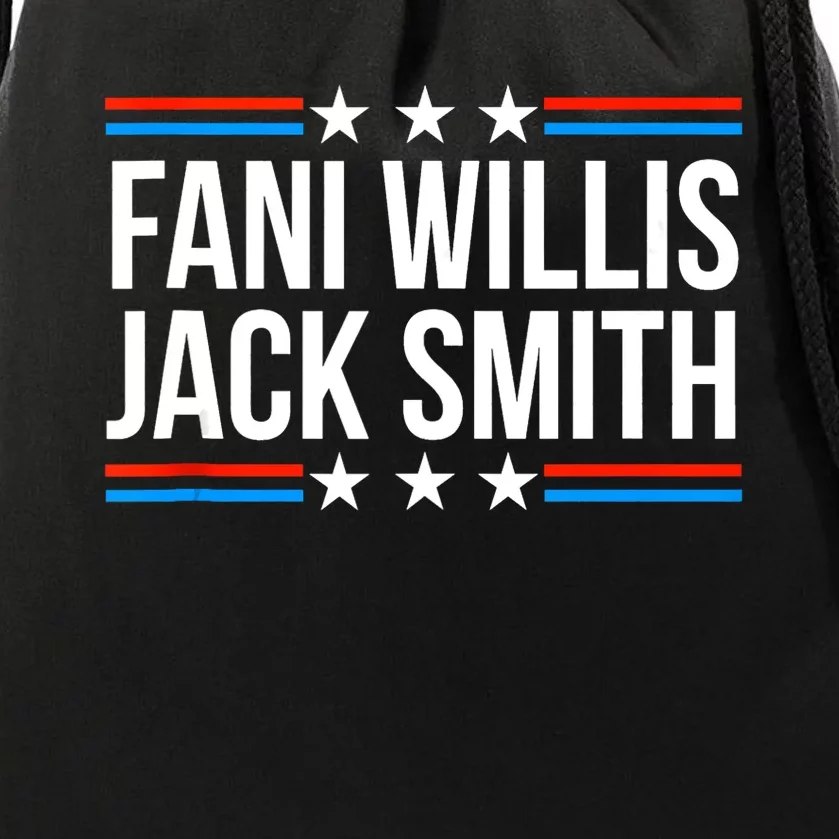 Fani Willis Jack Smith For Presiden Retro American Political Drawstring Bag