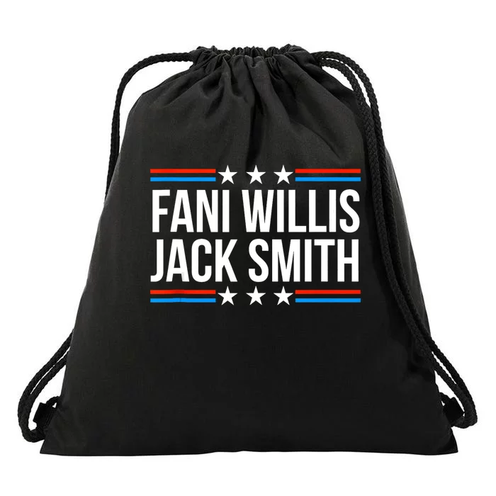 Fani Willis Jack Smith For Presiden Retro American Political Drawstring Bag