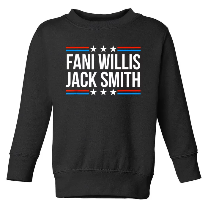 Fani Willis Jack Smith For Presiden Retro American Political Toddler Sweatshirt