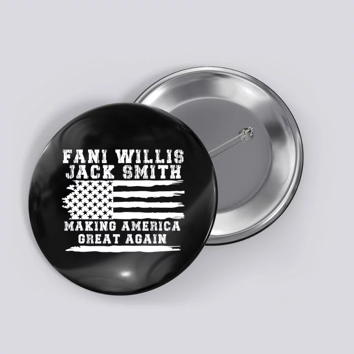 Fani Willis Jack Smith For President 2024 Retro Men Women America Flag Button