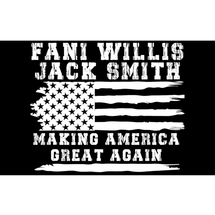 Fani Willis Jack Smith For President 2024 Retro Men Women America Flag Bumper Sticker