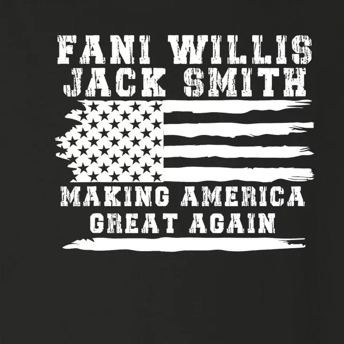 Fani Willis Jack Smith For President 2024 Retro Men Women America Flag Toddler Long Sleeve Shirt