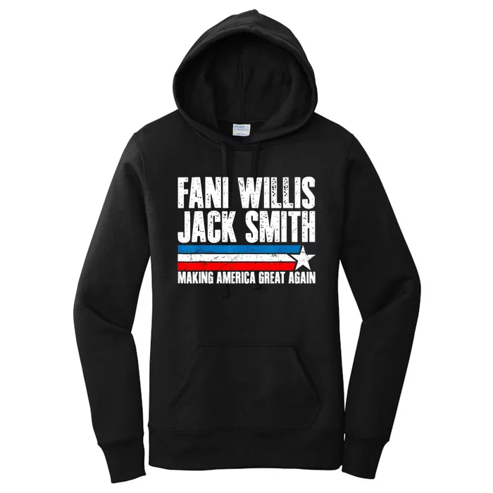 Fani Willis Jack Smith For President 2024 Funny Political Design Women's Pullover Hoodie