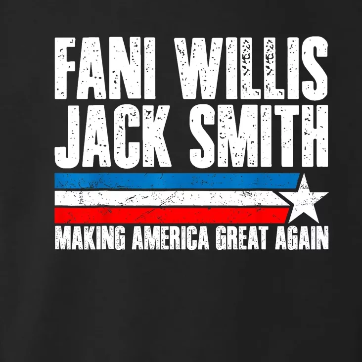 Fani Willis Jack Smith For President 2024 Funny Political Design Toddler Hoodie