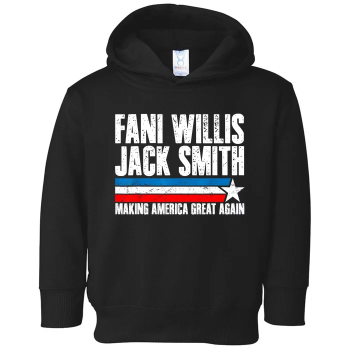 Fani Willis Jack Smith For President 2024 Funny Political Design Toddler Hoodie