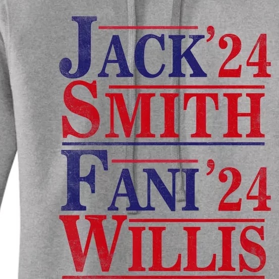 Fani Willis Jack Smith For President 2024 Jack Smith Fanclub Women's Pullover Hoodie