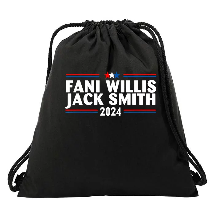 Fani Willis Jack Smith For President 2024 Funny Political Gift Drawstring Bag