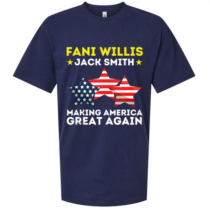 Fani Willis Jack Smith Funny President Of 2024 Saying Sueded Cloud Jersey T-Shirt