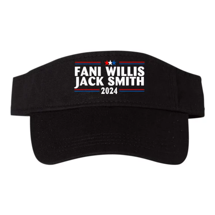 Fani Willis Jack Smith For President 2024 Valucap Bio-Washed Visor