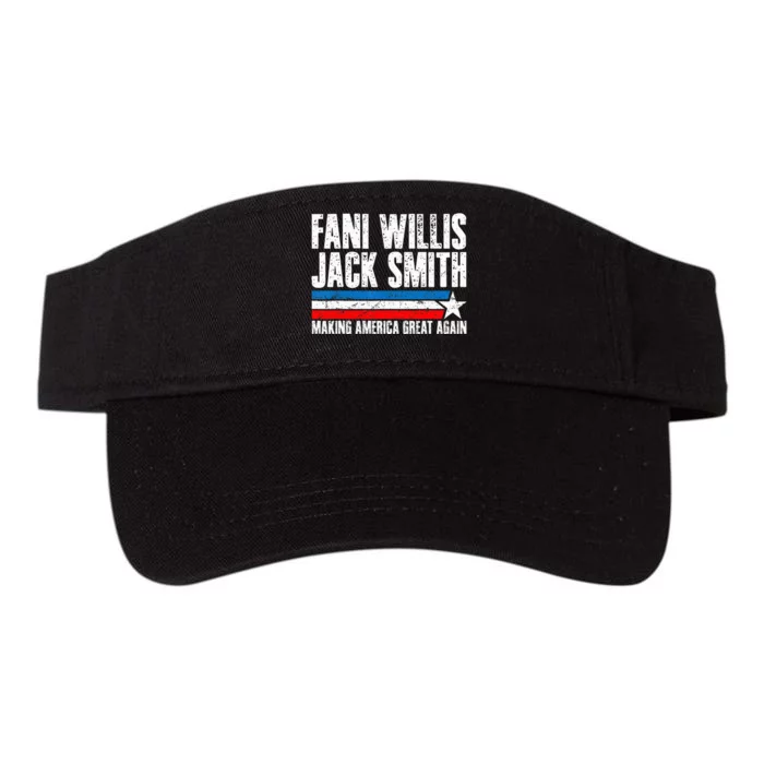 Fani Willis Jack Smith For President 2024 Retro Valucap Bio-Washed Visor