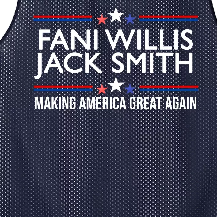 Fani Willis Jack Smith MAGA Mesh Reversible Basketball Jersey Tank