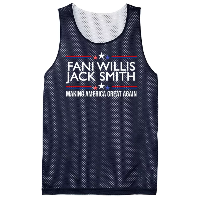 Fani Willis Jack Smith MAGA Mesh Reversible Basketball Jersey Tank