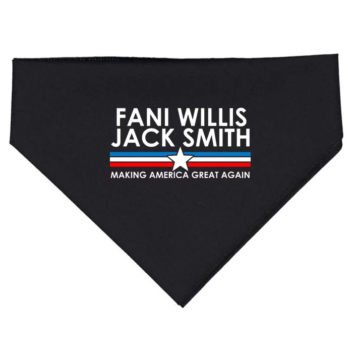 Fani Willis Jack Smith For President 2024 USA-Made Doggie Bandana