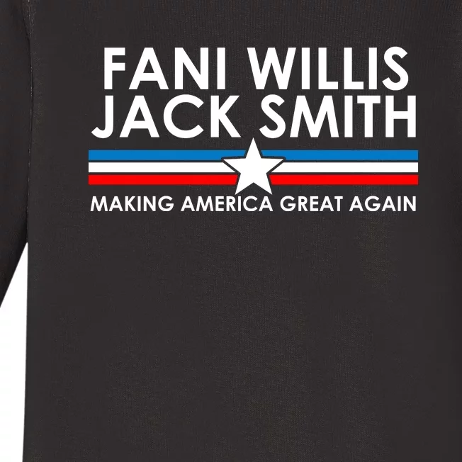 Fani Willis Jack Smith For President 2024 Baby Long Sleeve Bodysuit