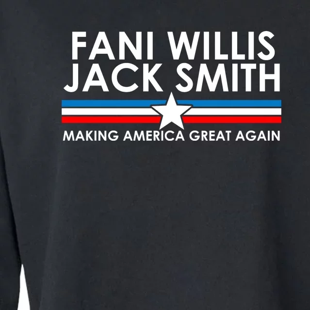 Fani Willis Jack Smith For President 2024 Cropped Pullover Crew