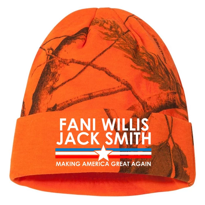 Fani Willis Jack Smith For President 2024 Kati - 12in Camo Beanie