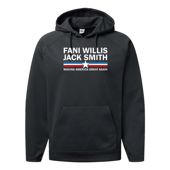 Fani Willis Jack Smith For President 2024 Performance Fleece Hoodie