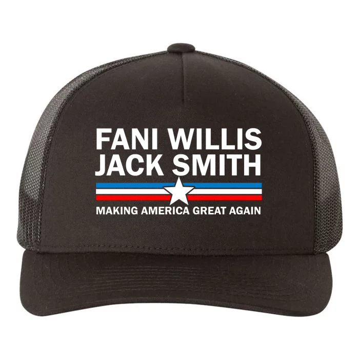 Fani Willis Jack Smith For President 2024 Yupoong Adult 5-Panel Trucker Hat