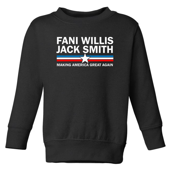 Fani Willis Jack Smith For President 2024 Toddler Sweatshirt