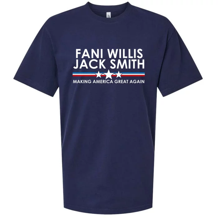 Fani WIllis Jack Smith Making America Great Again Sueded Cloud Jersey T-Shirt