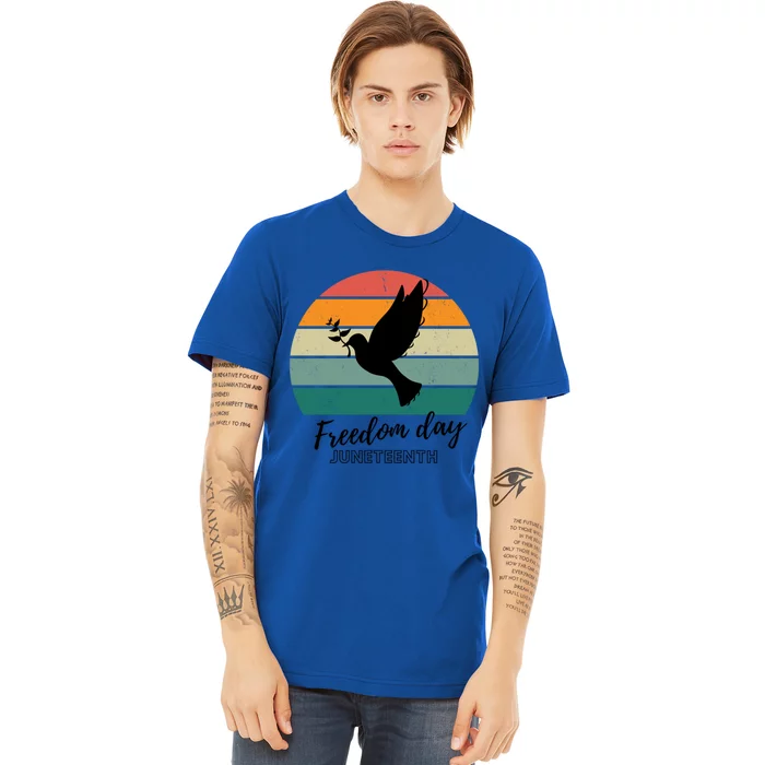 Freedom Wings: Junenth Celebration Gift Premium T-Shirt