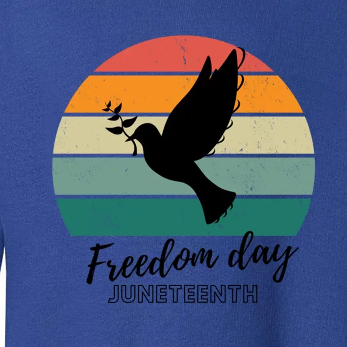 Freedom Wings: Junenth Celebration Gift Toddler Sweatshirt