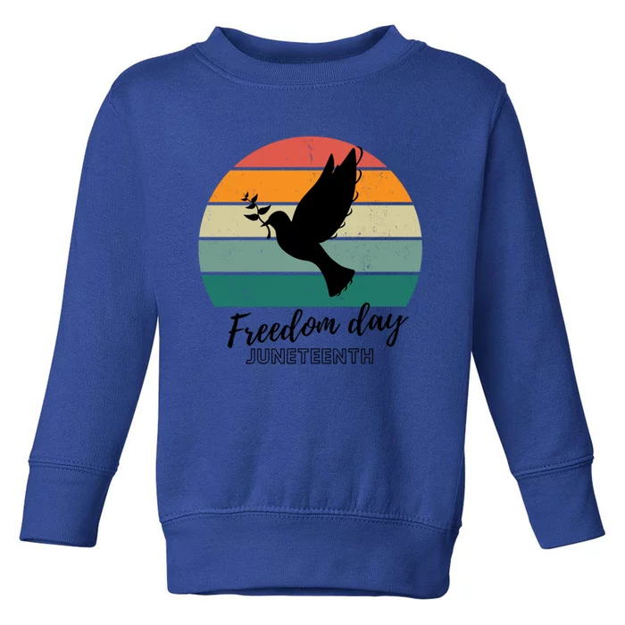 Freedom Wings: Junenth Celebration Gift Toddler Sweatshirt