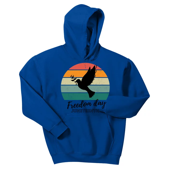 Freedom Wings: Junenth Celebration Gift Kids Hoodie