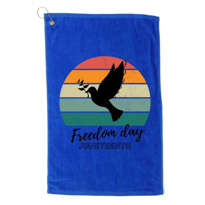 Freedom Wings: Junenth Celebration Gift Platinum Collection Golf Towel