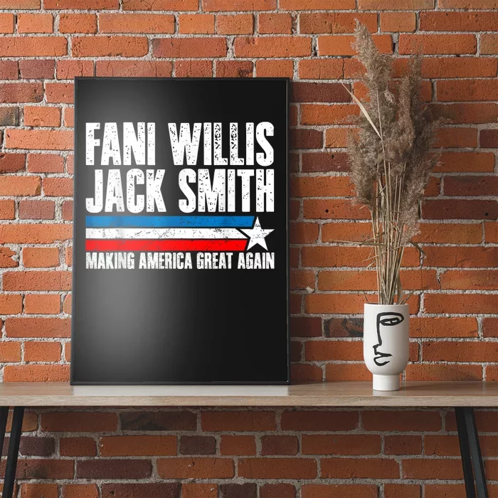 Fani Willis Jack Smith For President 2024 Retro Poster