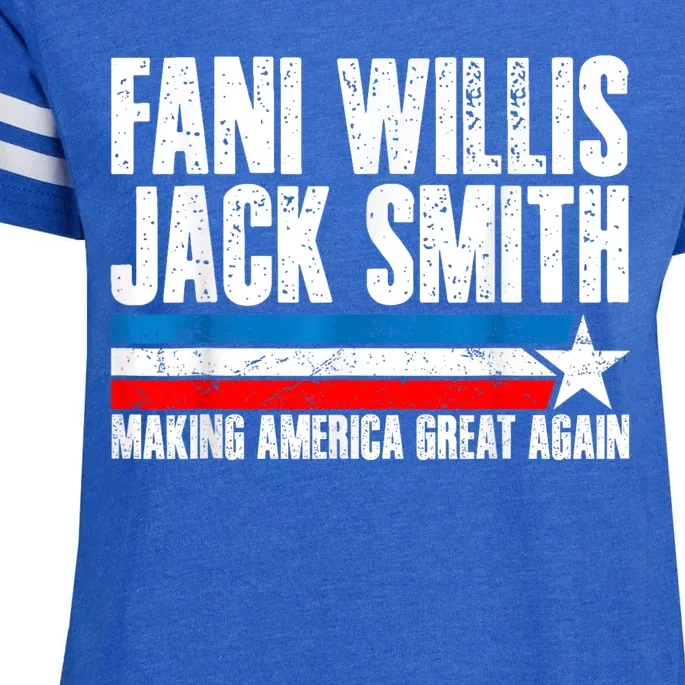 Fani Willis Jack Smith For President 2024 Retro Enza Ladies Jersey Football T-Shirt