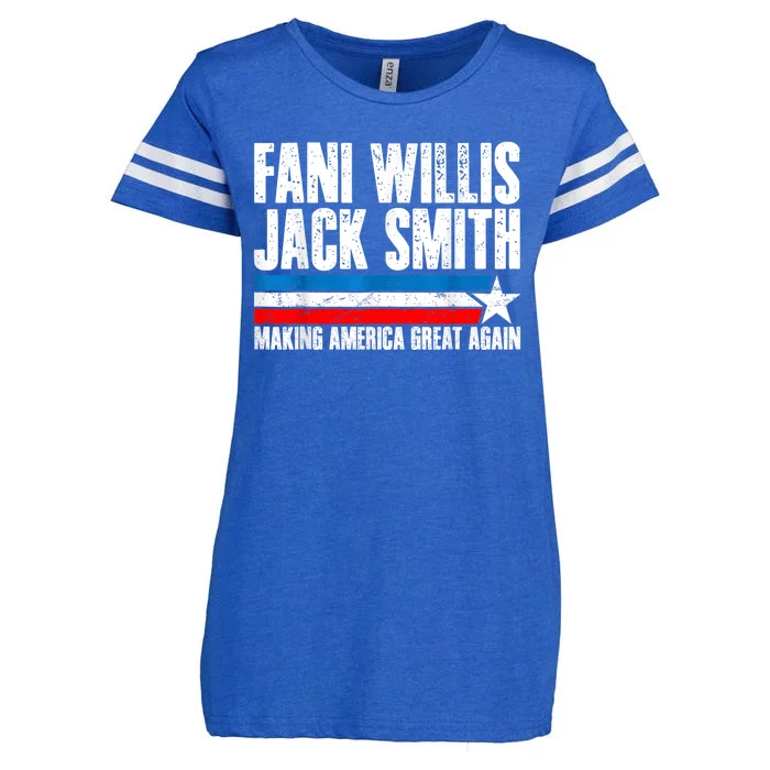 Fani Willis Jack Smith For President 2024 Retro Enza Ladies Jersey Football T-Shirt