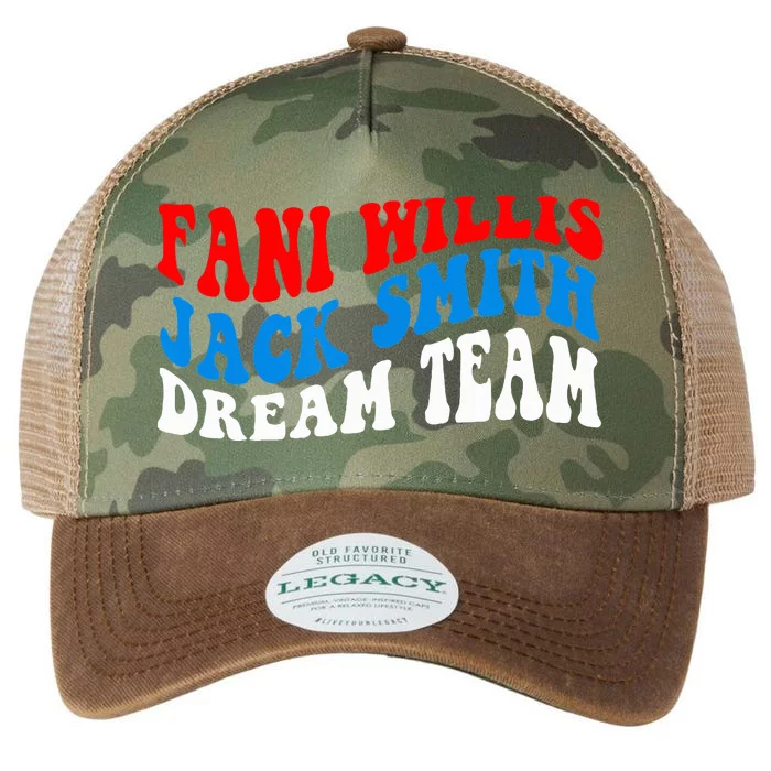 Fani Willis Jack Smith Dream Team Groovy US Flag Legacy Tie Dye Trucker Hat