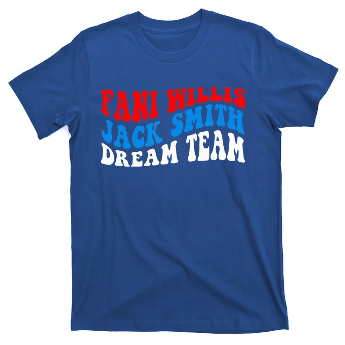 Fani Willis Jack Smith Dream Team Groovy US Flag T-Shirt