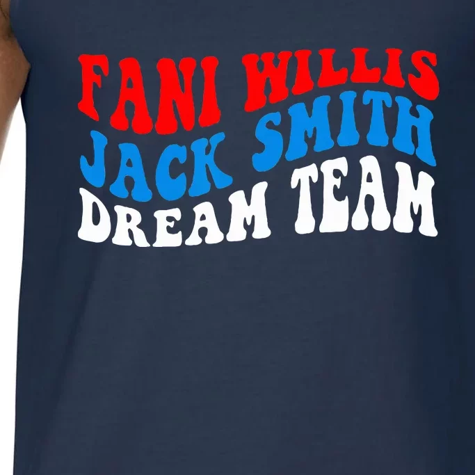 Fani Willis Jack Smith Dream Team Groovy US Flag Comfort Colors® Tank Top