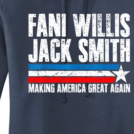 Fani Willis Jack Smith For President 2024 Retro Women's Pullover Hoodie