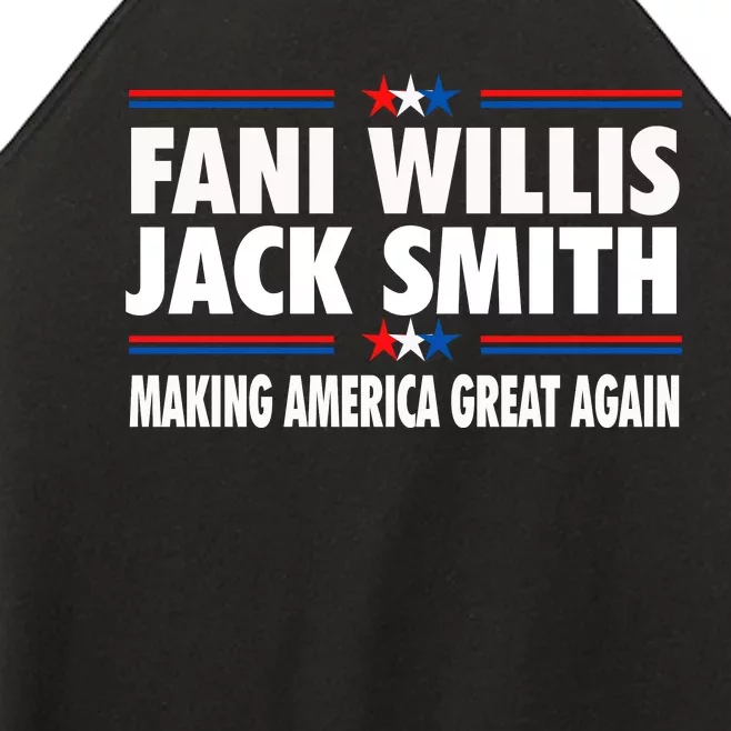 Fani WIllis Jack Smith Making America Great Again Women’s Perfect Tri Rocker Tank