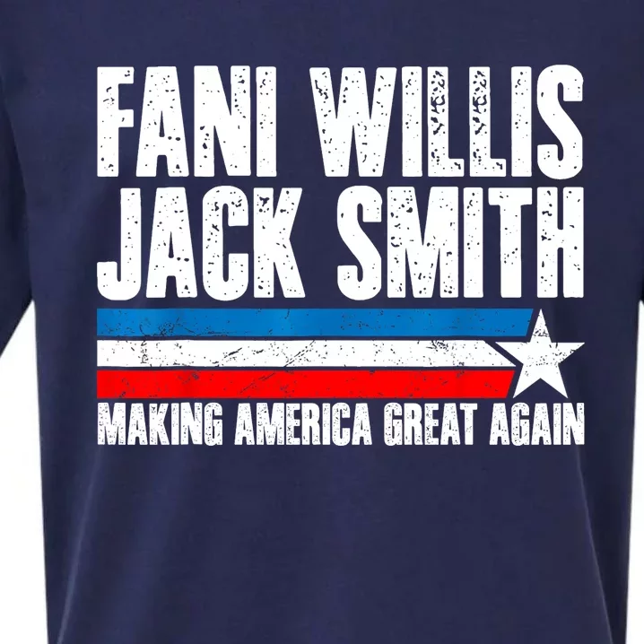 Fani Willis Jack Smith For President 2024 Retro Men Women Sueded Cloud Jersey T-Shirt