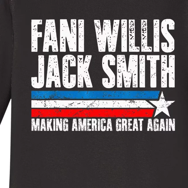 Fani Willis Jack Smith For President 2024 Baby Long Sleeve Bodysuit