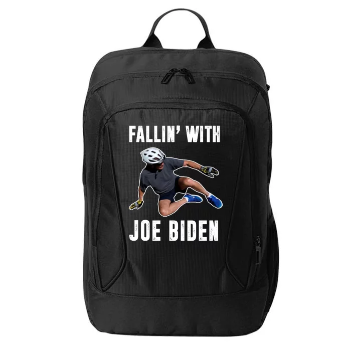 Fallin With Joe Biden Funny Bicycle City Backpack