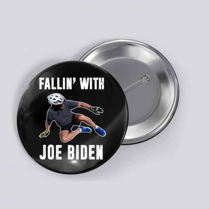 Fallin With Joe Biden Funny Bicycle Button