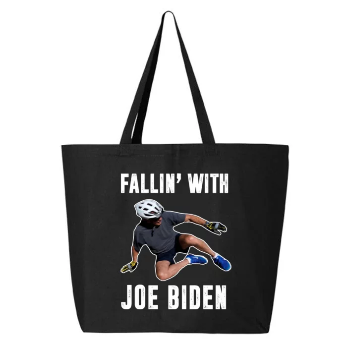 Fallin With Joe Biden Funny Bicycle 25L Jumbo Tote