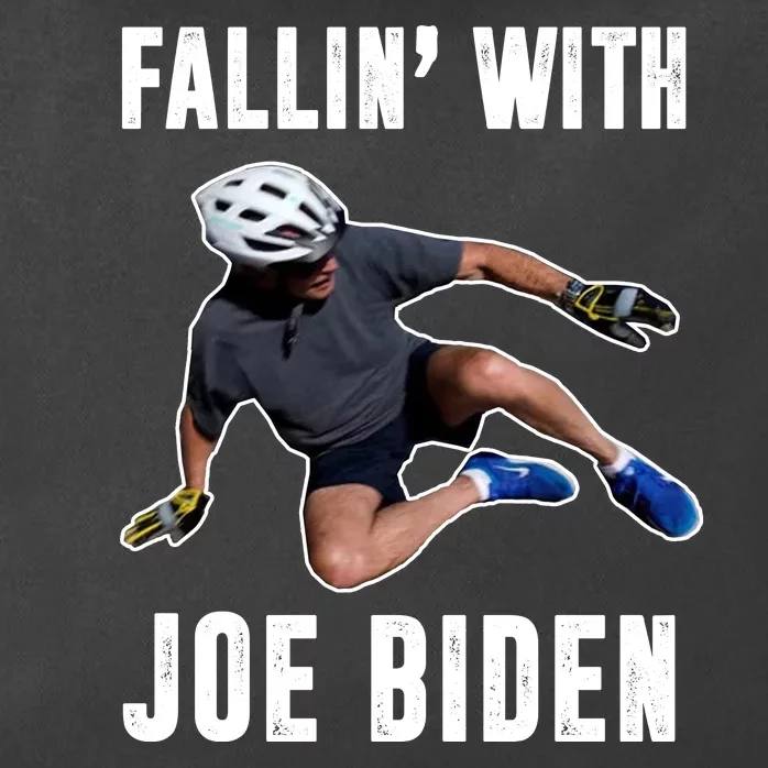 Fallin With Joe Biden Funny Bicycle Zip Tote Bag