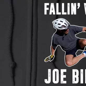 Fallin With Joe Biden Funny Bicycle Full Zip Hoodie