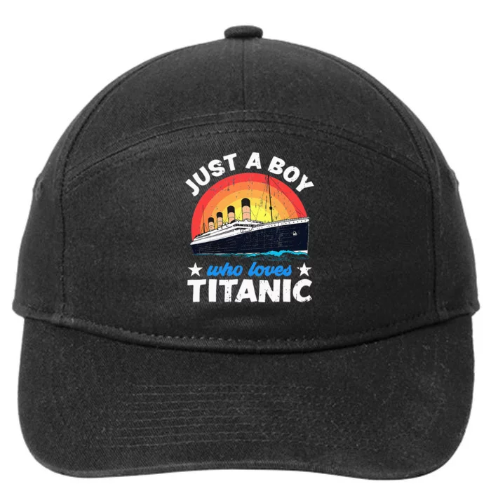 For Who Just Love The Titanic 7-Panel Snapback Hat