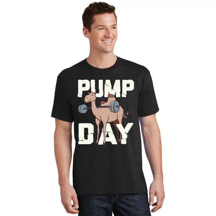 Funny Weight Lifting Hump Day Camel Fitness Humor T-Shirt