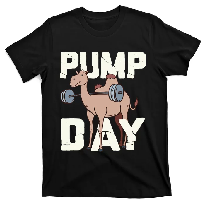 Funny Weight Lifting Hump Day Camel Fitness Humor T-Shirt