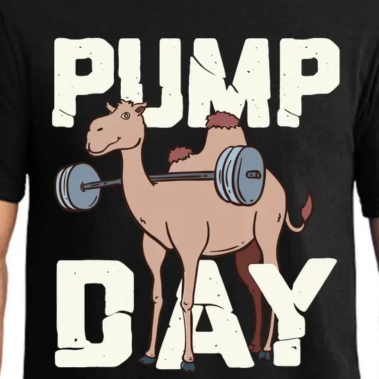 Funny Weight Lifting Hump Day Camel Fitness Humor Pajama Set